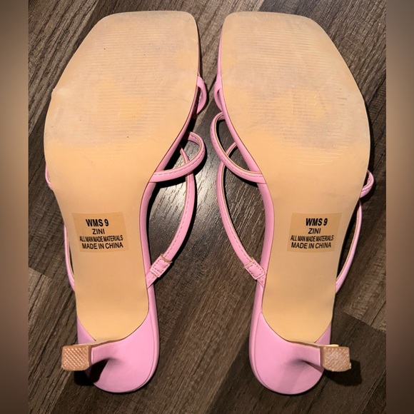 New DV by Dolce Vita Women’s Zini Mini Heeled Sandal in a Pink Color size 9 - Picture 9 of 10